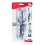 Pentel  EnerGel  Alloy Premium Liquid Gel Pen, Medium Point, 0.7 mm, Navy/Silver Barrel, B