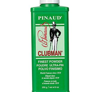 Clubman Pinaud Finest Powder, Classic White Powder for Men, Protection Against Sweat and B