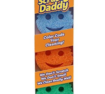 Scrub Daddy Color Sponge – Scratch-Free Multipurpose Dish Sponge Color Variety Pack – BPA