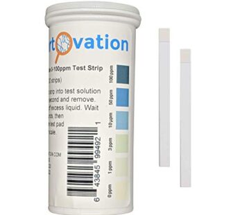 Hydrogen Peroxide H2O2 Test Strips, Low Level, 0-100 ppm [Vial of 100 Strips]
