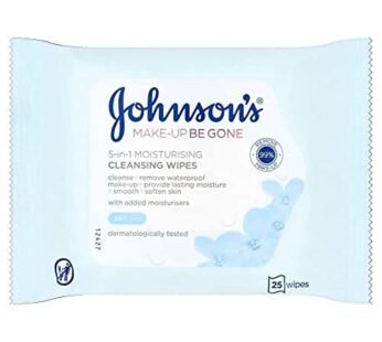 Johnson’s Face Care Makeup Be Gone Moisturising Wipes (25)
