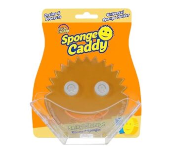 Scrub Daddy Sponge Holder – Sponge Caddy for Kitchen Organization – Self Draining, Dishwas