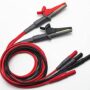 TestHelper TL200 LCR Meter Tester 4 Four Wire Silicone Test Leads Lead Terminal Kelvin Cli