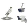 PZRT 1/4" CCTV Security Camera Wall Mount Bracket, Aluminum Alloy Ceiling CCTV Camera Stan