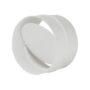 Ducting Pipe Non Return Valve, Round Duct Rigid Tube Connector with Shutter Extractor Fan