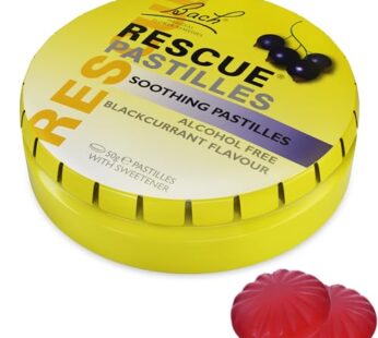 Rescue Pastilles Blackcurrant, 50g