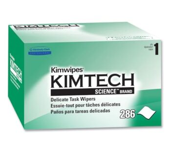 Kimberly-Clark 34155 Kimwipes 1-Ply Delicate Task Wipes, 4.4″ x 8.4″, Tissue (Pack of 286)