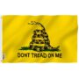 Anley Fly Breeze 3x5 Foot Don't Tread On Me Flag - Vivid Color and Fade proof - Canvas Hea
