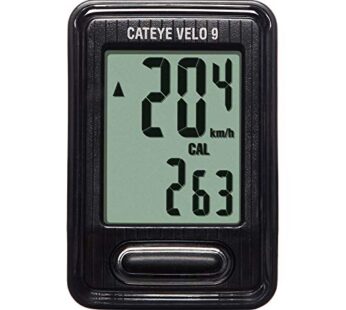 CATEYE, Velo 9 Wired Bike Computer, Black