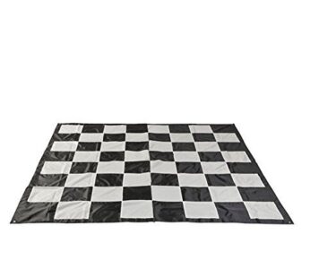 MegaChess Large Chess Game Mat – Nylon – Large Size – Compatable with The 12 Inch and 16 I