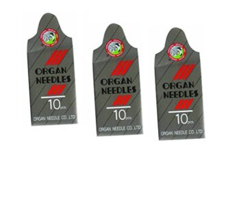 MSB 30 Pieces Ball Point Jersey Home Sewing Machine Needles Assortment (Organ 15X1 Size#10