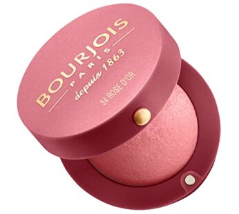 Bourjois Blush for Women, No. 34 Rose d’or, 0.08 Ounce
