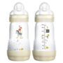 MAM Easy Start Anti-Colic Bottle & Baby Essentials & Medium Flow Bottles with Silicone Nip