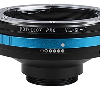Fotodiox Pro Lens Mount Adapter Compatible with Nikon F-Mount G-Type Lenses to C-Mount Cam