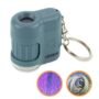 Carson MicroMini 20x LED Lighted Pocket Microscope with Built-In UV and LED Flashlight - B
