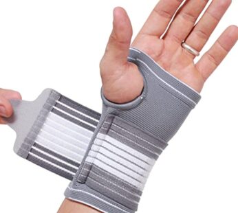 NeoTech Care Hand Palm Wrist Support, Gray (Size L, 1 Unit)