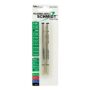 Schmidt 5888 Ceramic Rollerball Metal Tube Refill Broad Point 1.0mm, Black, 2 Pack Blister