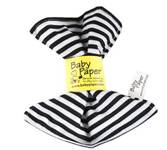 Original Baby Paper – Crinkle Teether and Sensory Toy for Babies and Infants | Black and W