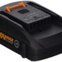 Worx WA3575 20V PowerShare 2.0 Ah Replacement Battery, Orange and Black