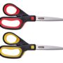 Stanley 8 Inch All-Purpose Ergonomic Scissor, Pack of 2 (SCI8EST-2PK), Assorted Colors