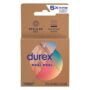 Durex Condom Real Feel Non Latex Condoms, 3 Count