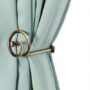 Curtain Holdbacks Pair, Metal Curtain Pole Tie Backs, Cutain Pole Tiebacks Hooks Bronze Me