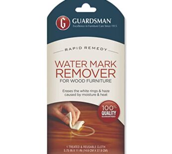 Guardsman Reusable Water Mark Remover Cloth | Wood Cleaner for White Rings & Haze Caused B