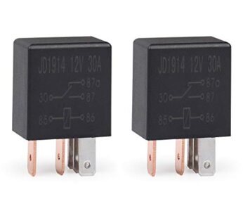 EHDIS 5 Pin Relay 12V 30A SPDT Multi-Purpose Relay Heavy Duty Standard Relay Kit Pack of 2