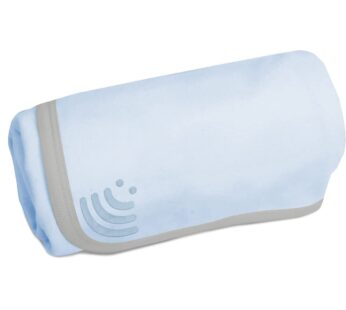 Radiation Protection Baby Blanket by Vest [Light Blue] – Soft Cotton Layer + EMF Shielding