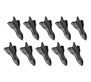 RULLINE Air Vortex Generator Diffuser Shark Fin 10pcs Set Kit Compatible with Spoiler Roof