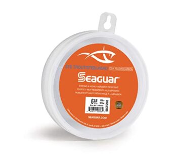 Seaguar STS Trout/Steelhead 100% Fluorocarbon Fishing Line 6lbs, 100yds Break Strength/Len