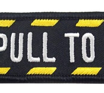 Pull To Eject, Embroidered Key Chain