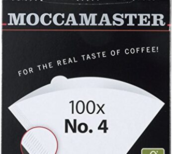 Technivorm Moccamaster #4 White Paper Filters, 100-count per box