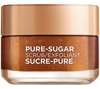 L Or al Paris Skin Care Pure Sugar Face Scrub with Grapeseed for Dull Skin to Smooth and G