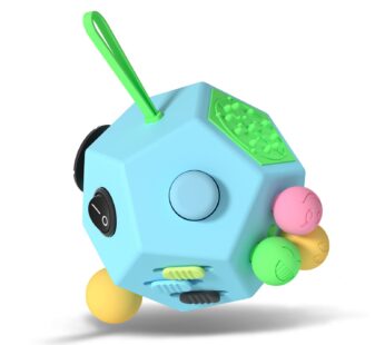 Fidget Dodecagon  12-Side Fidget Toys Cube Relieves Stress and Anxiety Anti Depression Cub