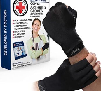 Dr. Arthritis Copper Arthritis Compression Gloves for Women and Men, Carpal Tunnel Gloves,