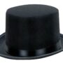 Classic Black Top Hat Perfect for Halloween Costumes, Magician, Steampunk, and Iconic Char