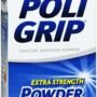SUPER POLIGRIP Extra Strength Denture Adhesive Powder 1.60 oz (Pack of 2)