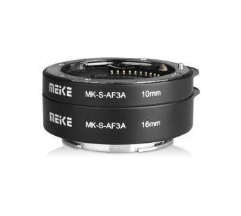 MEIKE MK-S-AF3A AF Auto Focus Macro Extension Tube Adapter Ring (10mm+16mm) for Sony Mirro