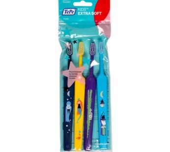 TEPE Kids Toothbrush, Soft Kid Toddler Toothbrush for Ages 3+, Yellow, Battery Powered