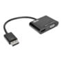 Tripp Lite DisplayPort 1.2 to VGA/HDMI All-in-One Converter Adapter, 4Kx2K HDMI @ 24/30Hz,