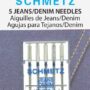 SCHMETZ Jeans (130705 H-J) Household Sewing Machine Needles - Carded - Assortment