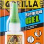 Gorilla Super Glue Gel, 15 Gram, Clear, (Pack of 1)