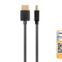 Monoprice 4K Certified Premium High Speed Slim HDMI Cable - 4K60Hz, 18Gbps, HDR, 2ft, Blac