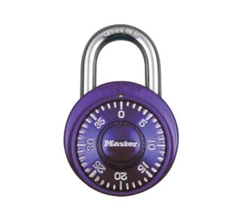 Master Lock 1526D Locker Lock Combination Padlock 1 Pack Purple