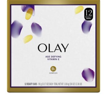 Olay Moisture Outlast Age Defying Beauty Bar, 12 Count per box, 38 Ounce