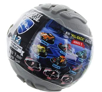 Rocket League Mini Pull-Back Racer Car Mystery Ball 1-Pack, Multicolor