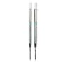 Monteverde Capless Gel Ballpoint Refill to Fit Parker Ballpoint Pens, Fine Point, Turquois