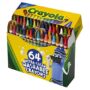 Crayola Ultra Clean Washable Crayons, Built in Sharpener, 64 Count, Kids at Home Activitie