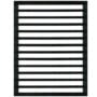 Letter Writing Guide - Regular Black Plastic